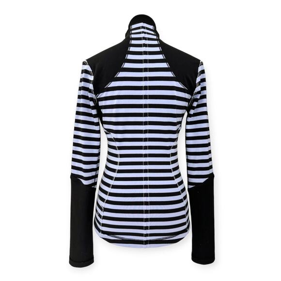 Lululemon | Size 6 | Forme Jacket Sea Stripe Polar Haze Full-Zip Sweatshirt - Picture 9 of 12
